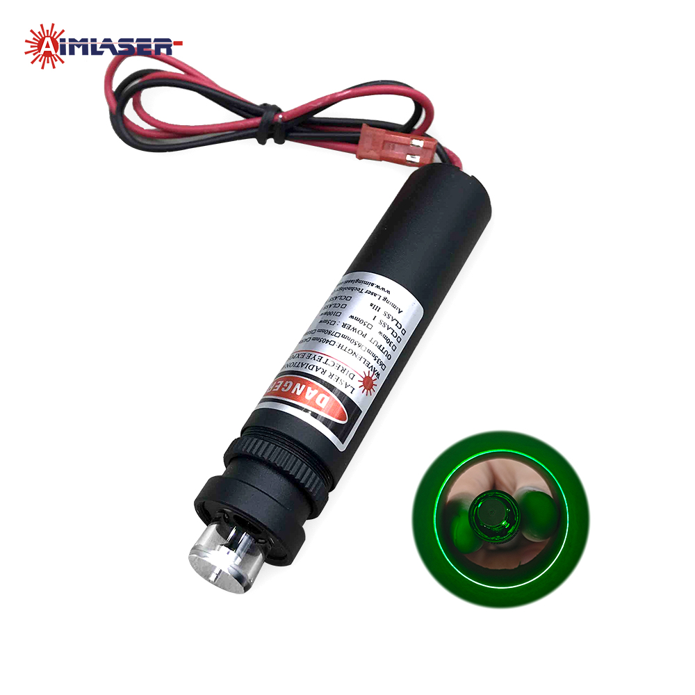 360° Green Uniform Line Laser Module for Pipeline Inspections-AIMLASER 360° Green Uniform Line Laser Module for Pipeline Inspections-AIMLASER