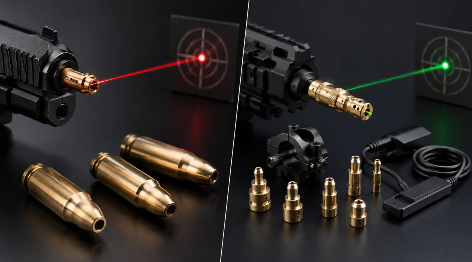 Laser Bullet And Bore Sight Comparison