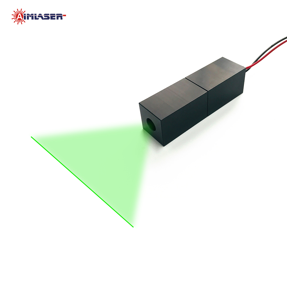 520nm 50mW 20um@100mm~150mm Uniform Line Laser 5-2