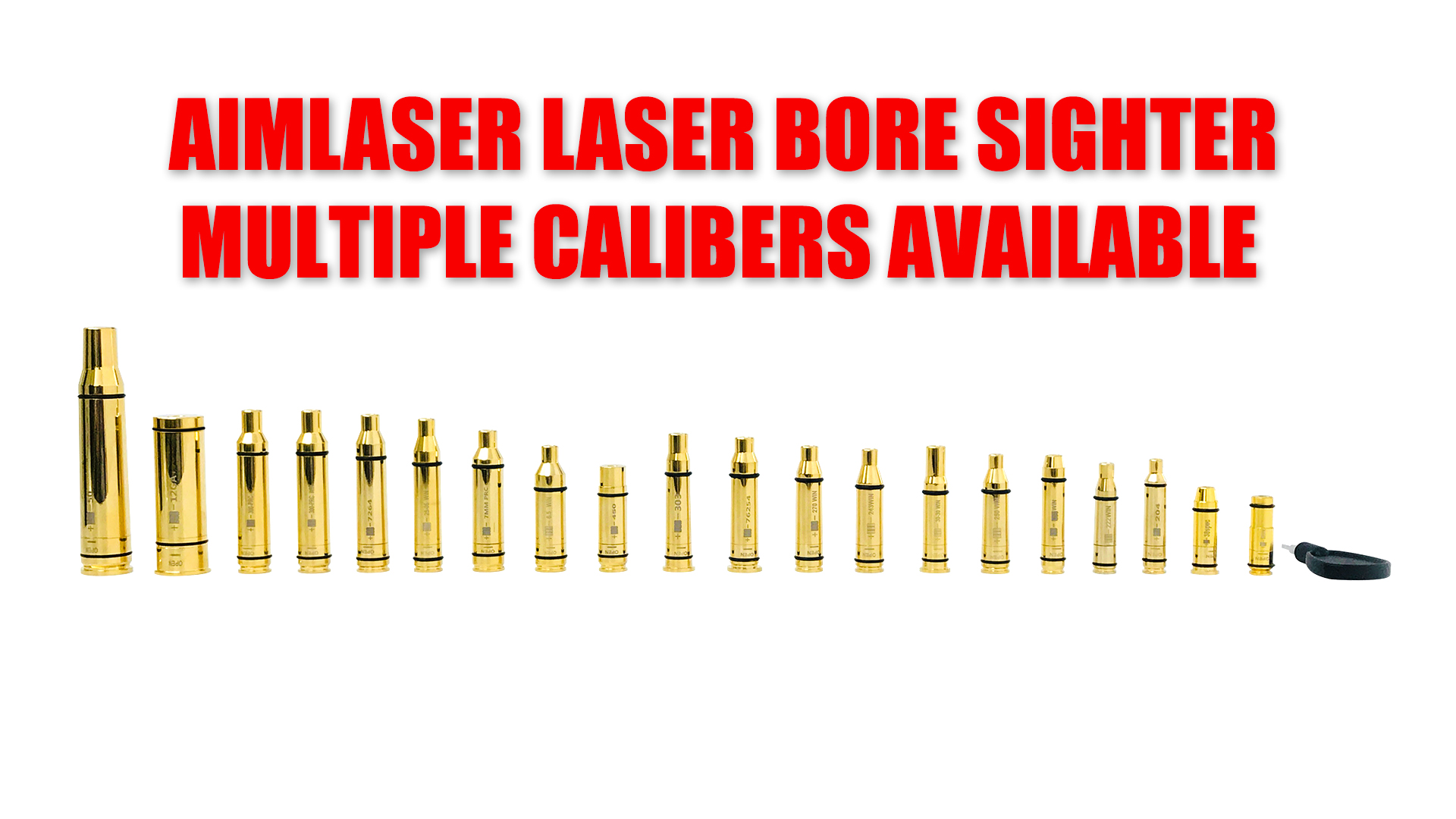 AIMLASER LASER BORE SIGHTER MULTIPLE CALIBERS AVAILABLE