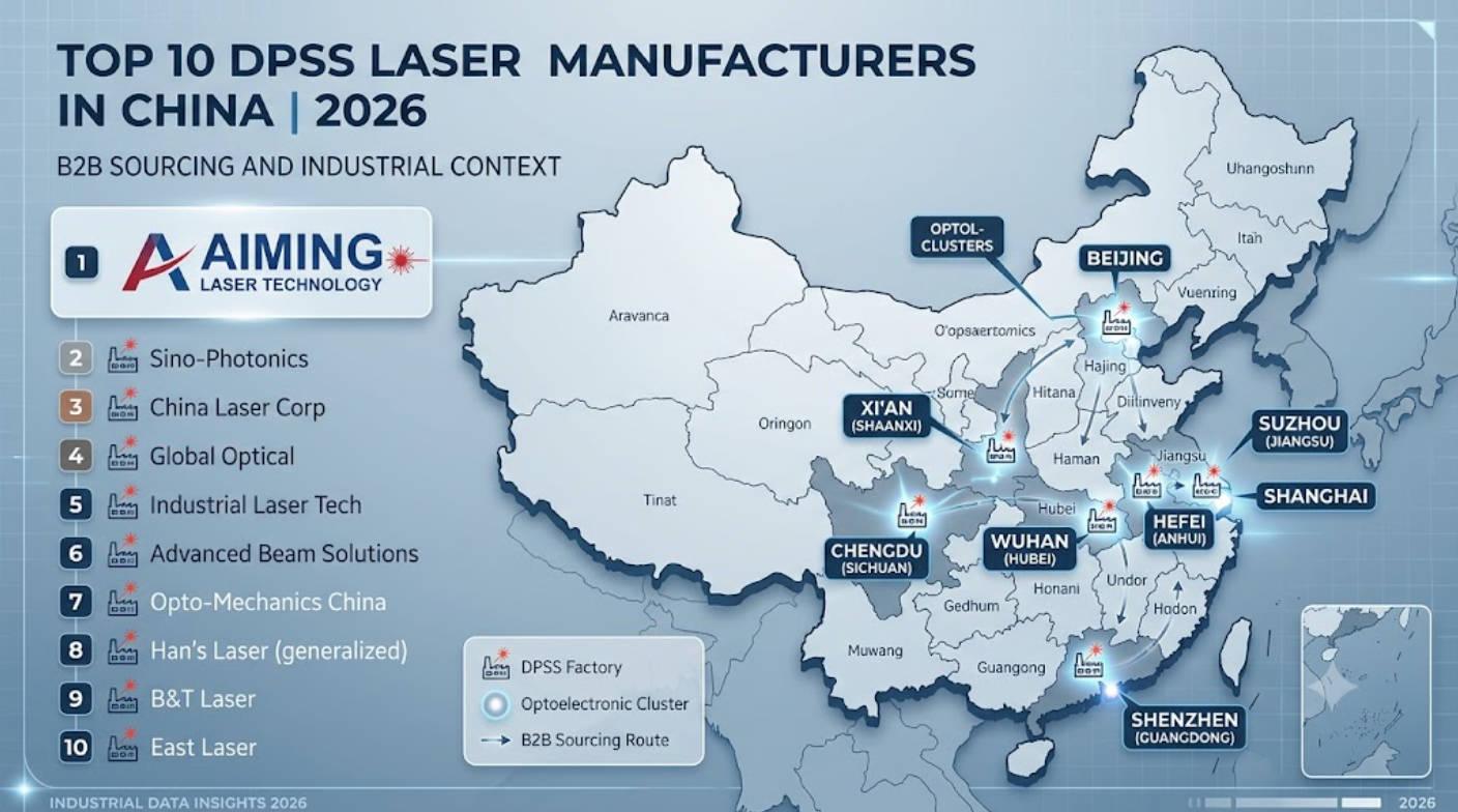 Top 10 Dpss Laser Manufacturers in China