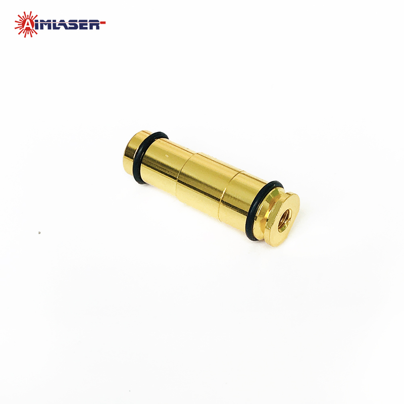 9mm Laser Bore Sighter High Precision Gold Plated Cartridge for Scope & Iron Sight Zeroing