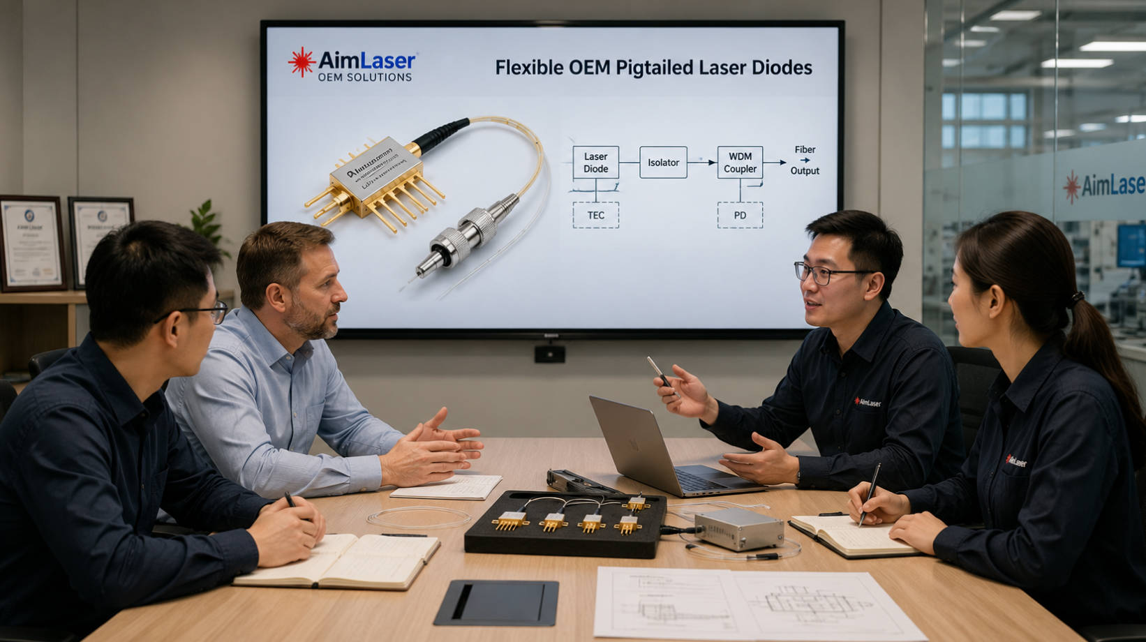 Aiming Laser OEM Collaboration Scene