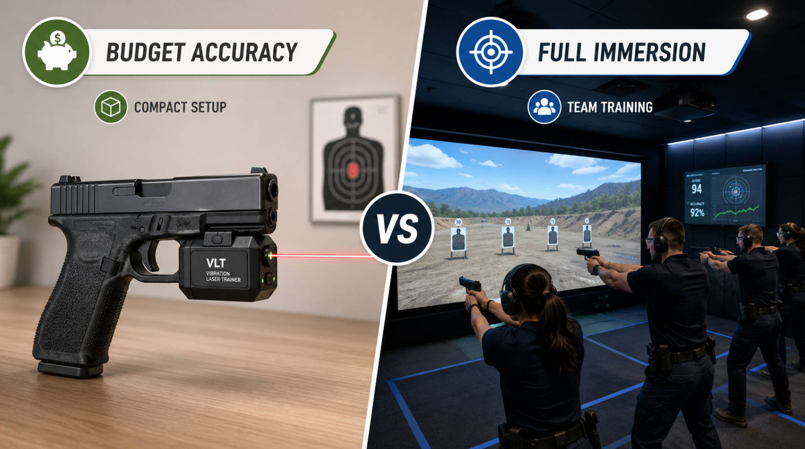 Laser Trainer vs Laser Simulator: Full Recoil Simulation or Budget Accuracy?