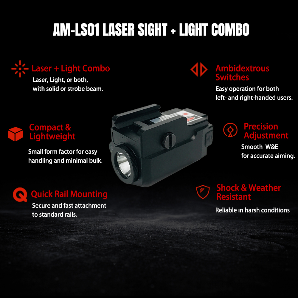 AM-LS1 laser sight and light combo 4