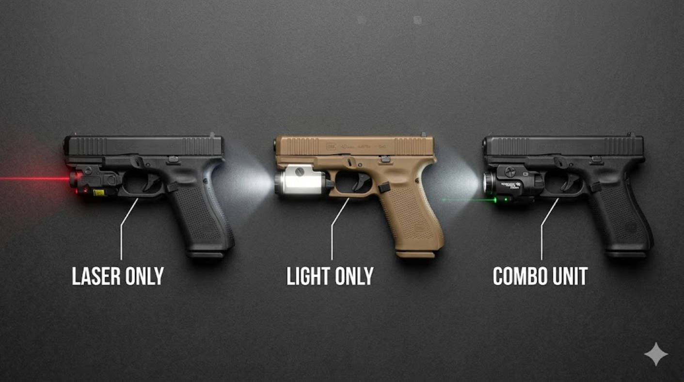 Laser Sight vs Laser Light: Why You Need a Combo Unit for Home Defense
