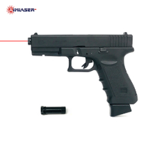 Airsoft Pistol Laser Training Cartridge, Vibration-Activated Muzzle-Mounted Red/IR Laser for Dry Fire Training