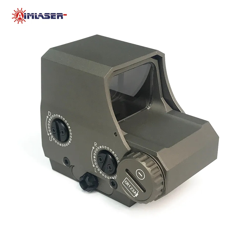 AM-H2S Tan Holographic Diffraction Sight with Shake Awake Tactical Optic Customizable