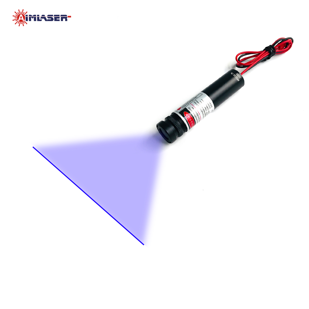 520nm 50mW 20um@100mm~150mm Uniform Line Laser Module 1