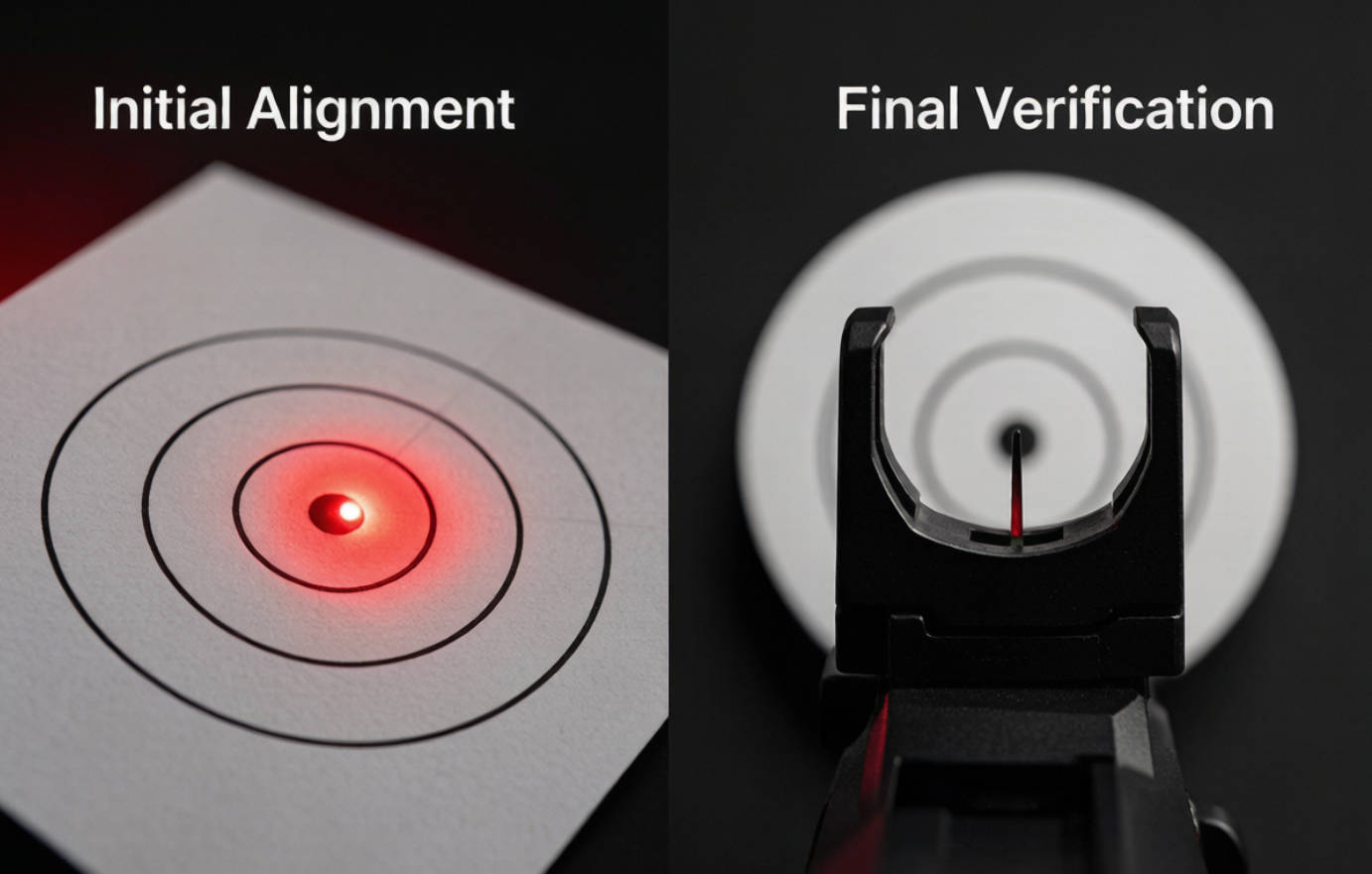 Laser Calibration Versus Iron Sight Alignment