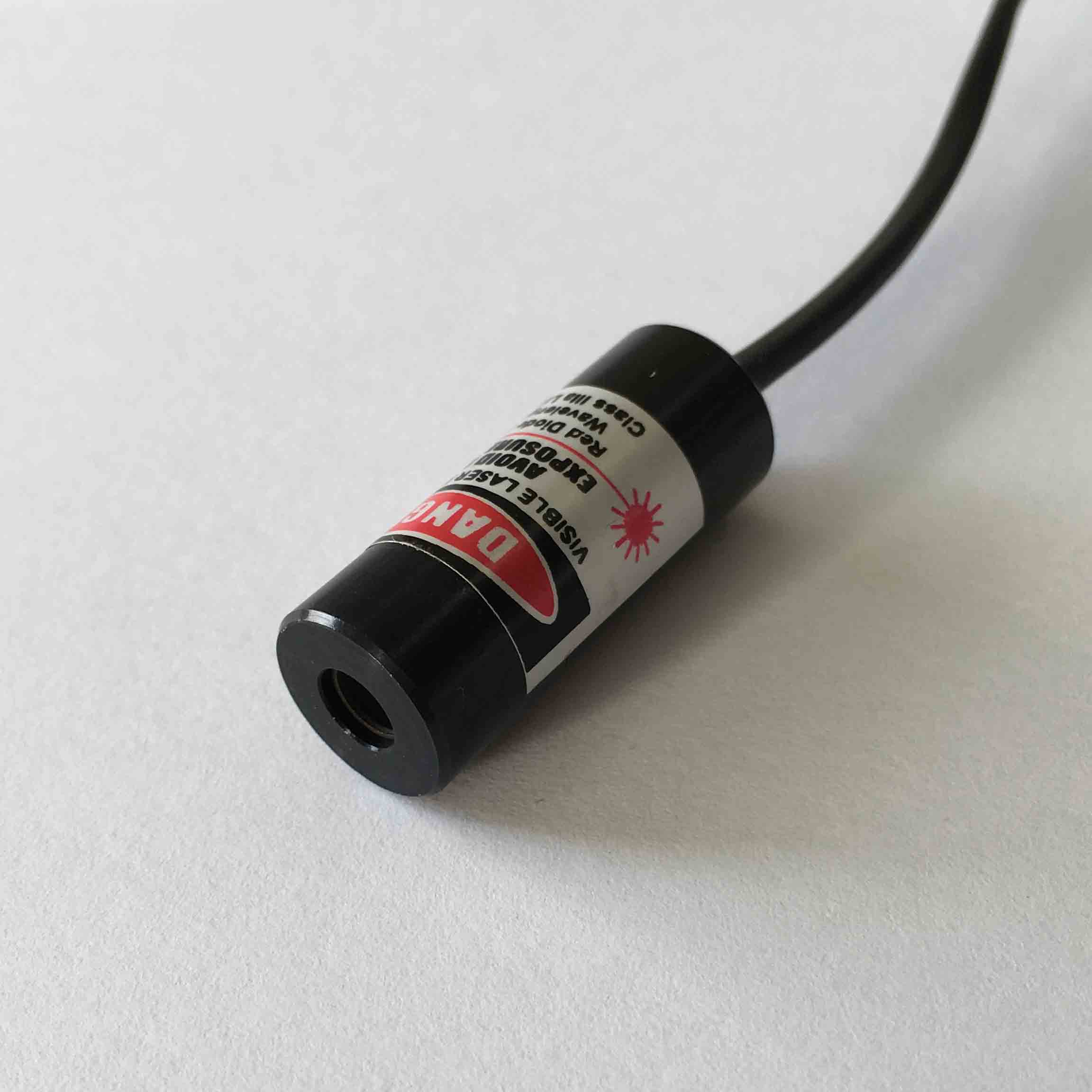 24V TTL Modulated Laser Diode Modules 650nm 10mW for Gas Leaking Distance Laser Detector