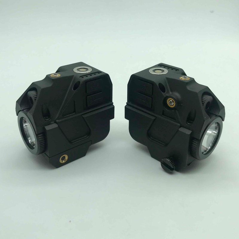 Picatinny Rail Compact Red Laser Dot Sight with Flashlight Combo