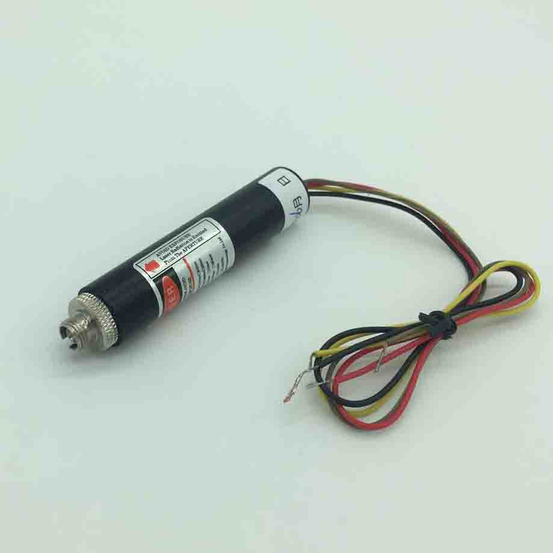 635nm 50mW Coaxial Fiber Coupled Laser Diode Module with Analogue Input and TTL Modulatioin