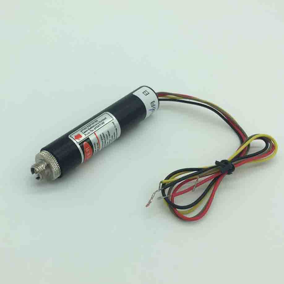 635nm 50mW Coaxial Fiber Coupled Laser Diode Module with Analogue Input and TTL Modulatioin