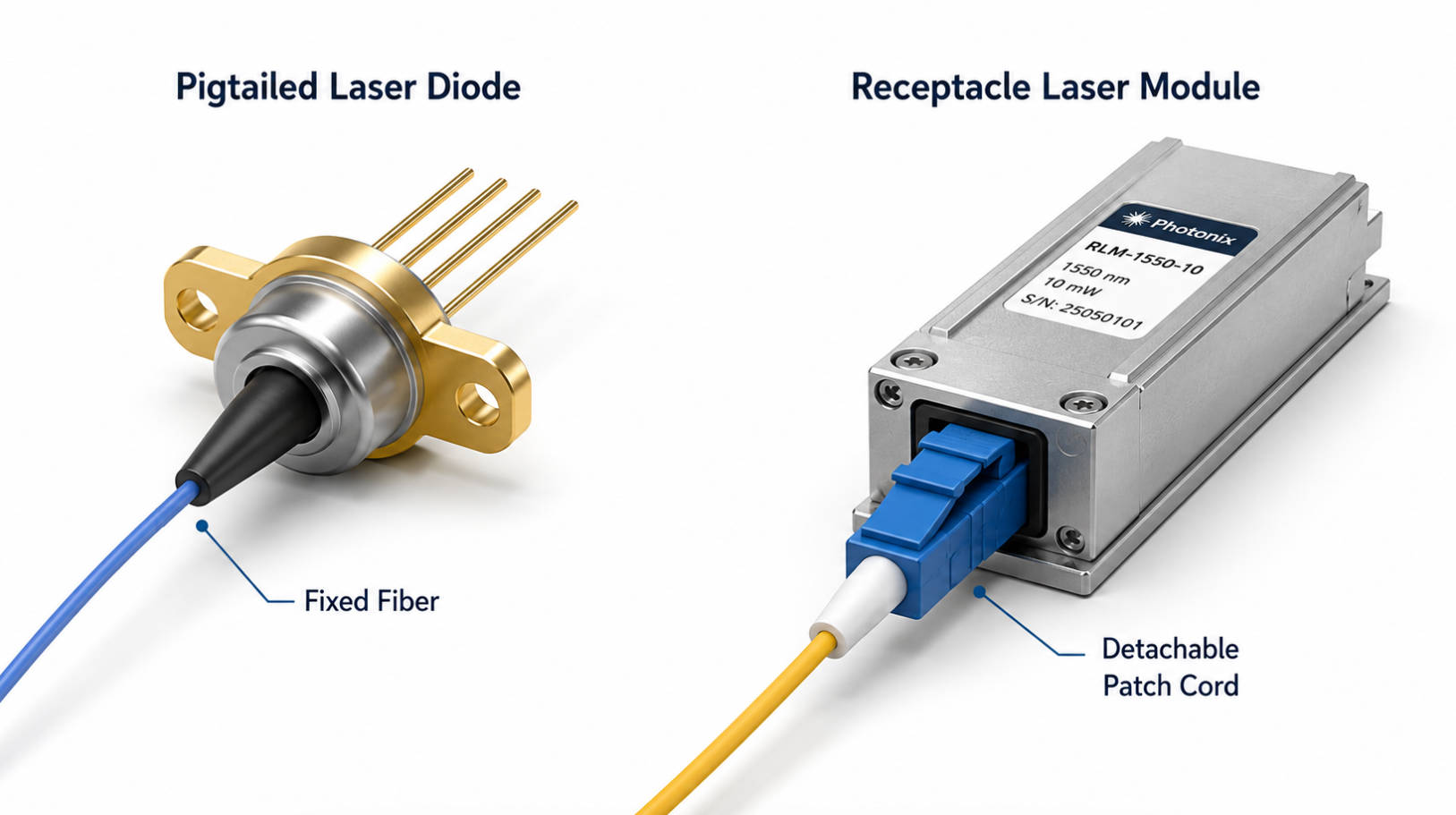 Pigtailed Laser Diode vs Receptacle Laser: Which is Easier to Maintain?