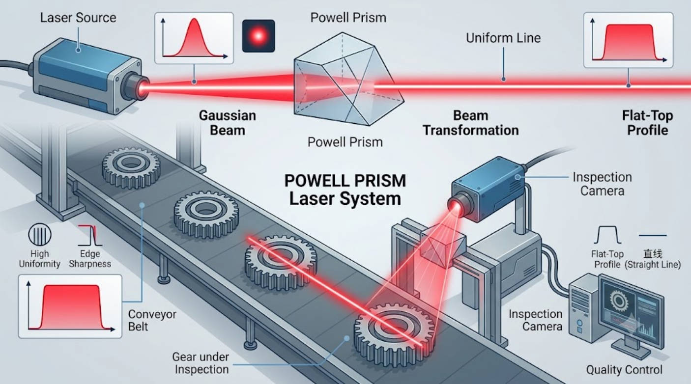 Powell Prism Uniform Line
