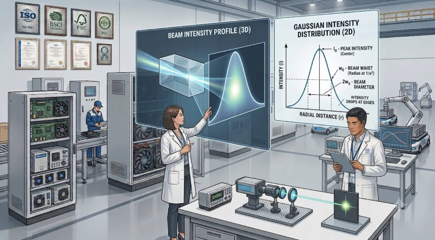 Gaussian Laser Beam Profile