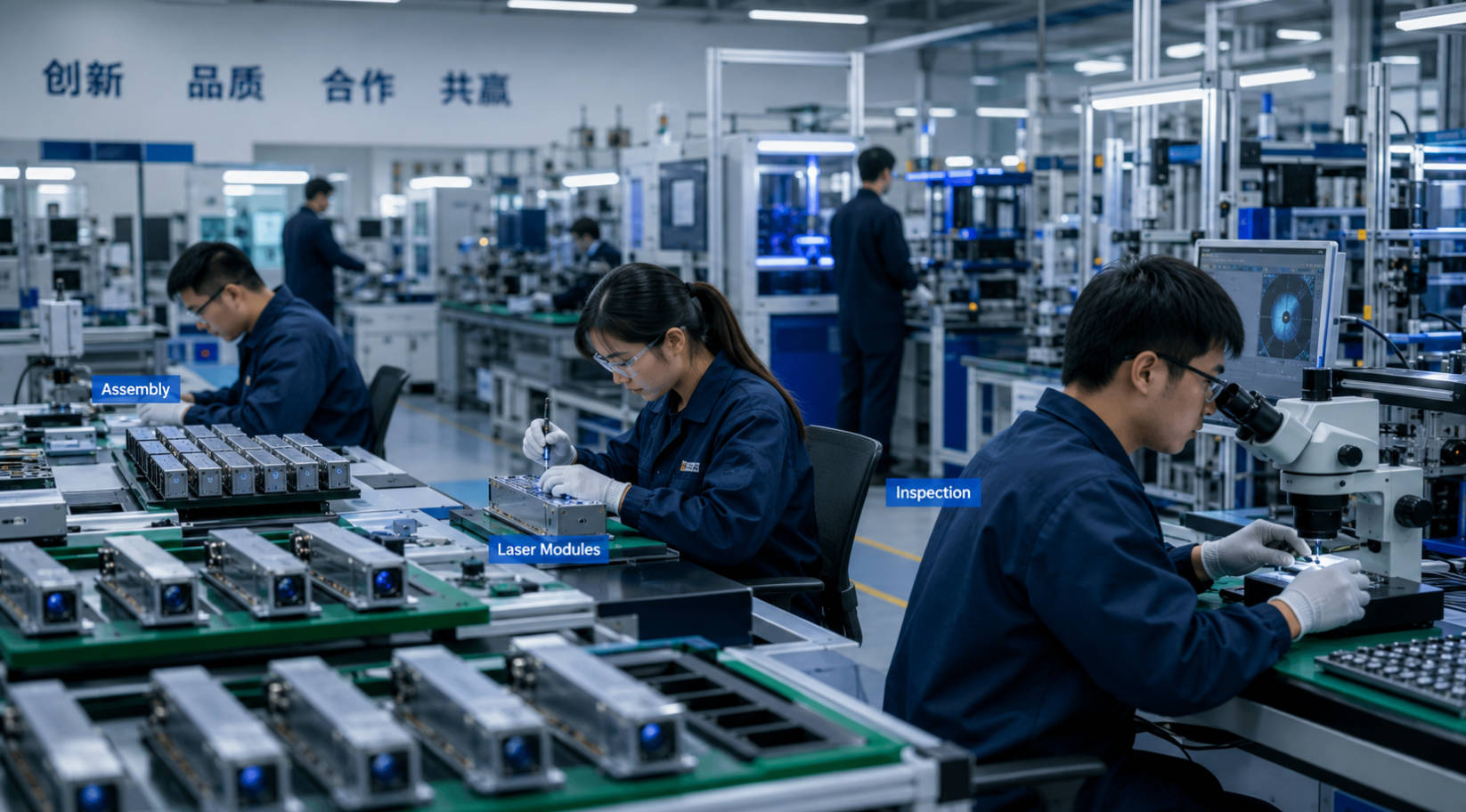 China Mini Laser Manufacturing Cluster