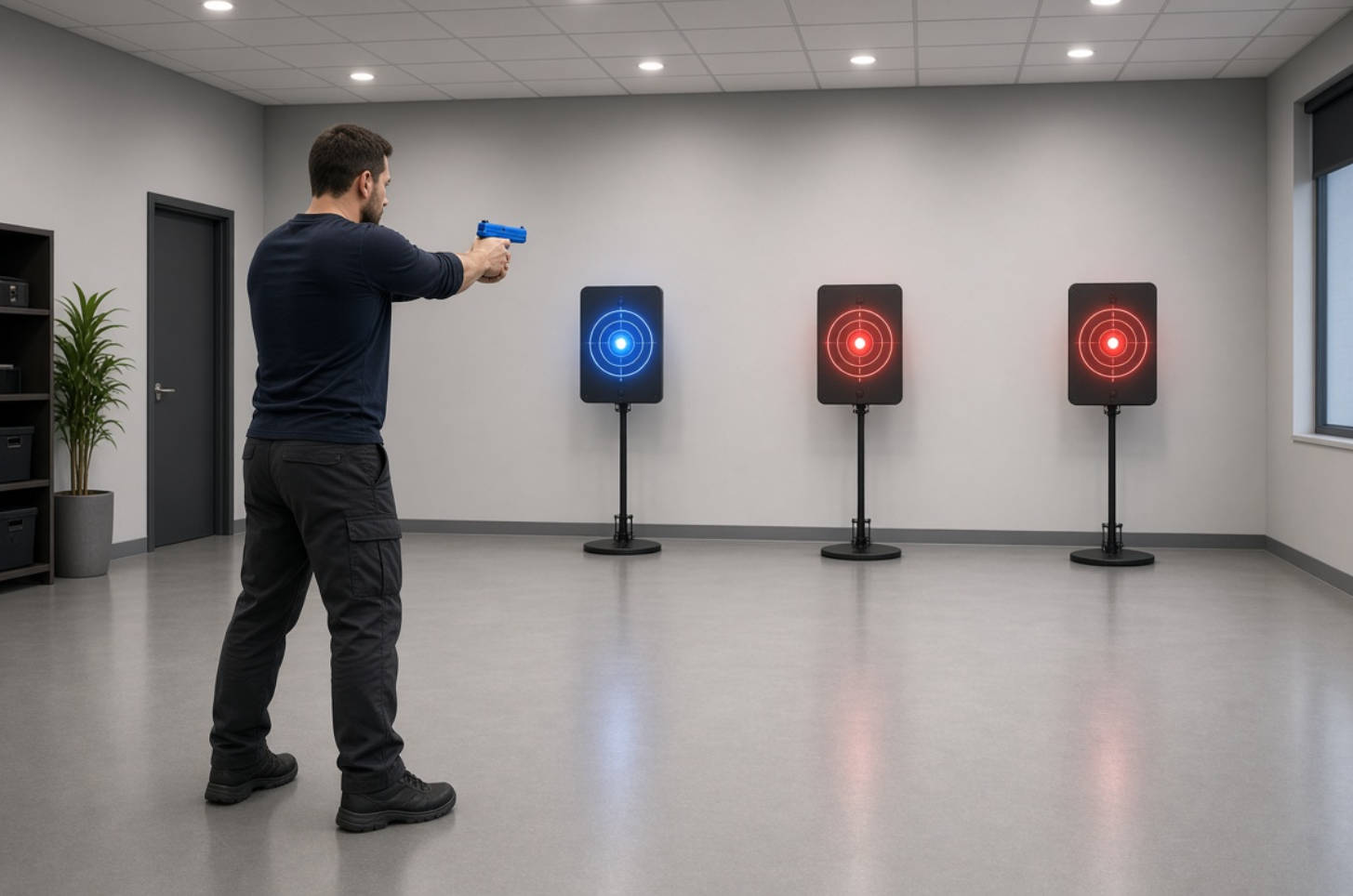 Multi Target Laser Training Setup