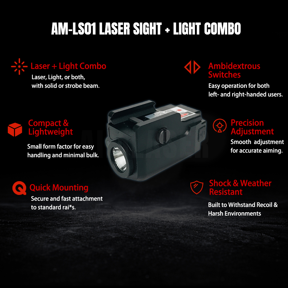 AM-LS1 laser sight and light combo 5