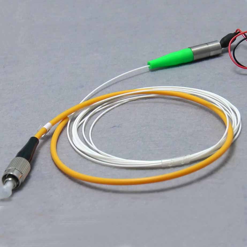 Low Power Single Mode Fiber Coupled Laser Diode Modules 520nm 60mW
