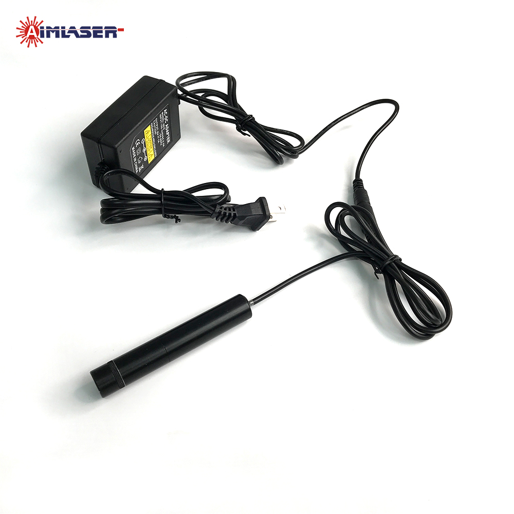 405nm 10mW 2-4mm@2m focusable purple dot laser module 1