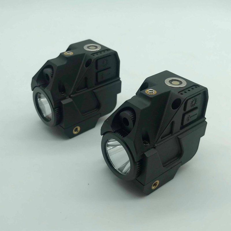 Picatinny Rail Compact Red Laser Dot Sight with Flashlight Combo