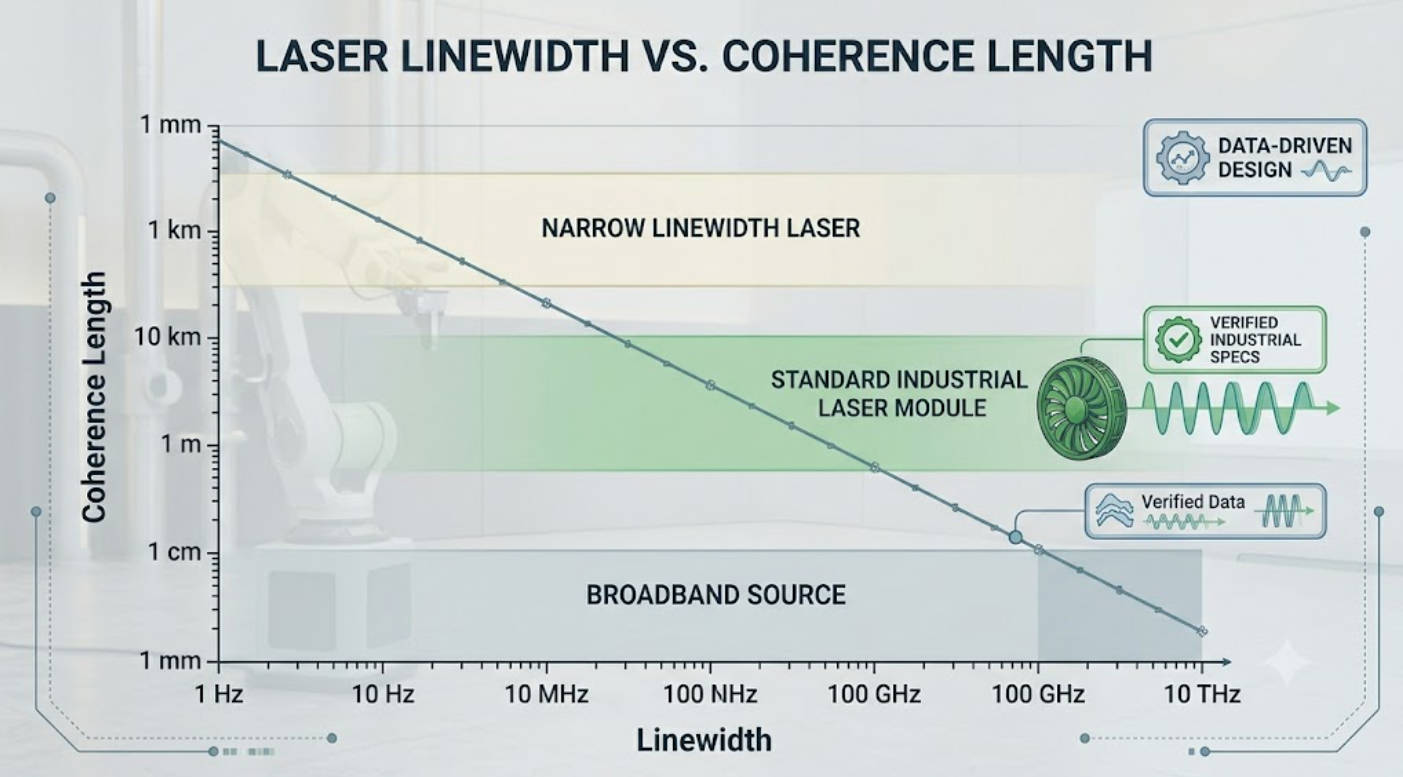 Coherence Length And Linewidth Chart