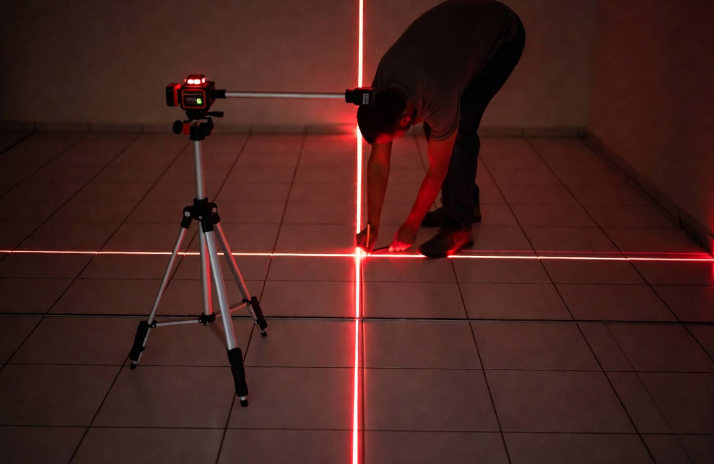 Cross Line Tile Setup