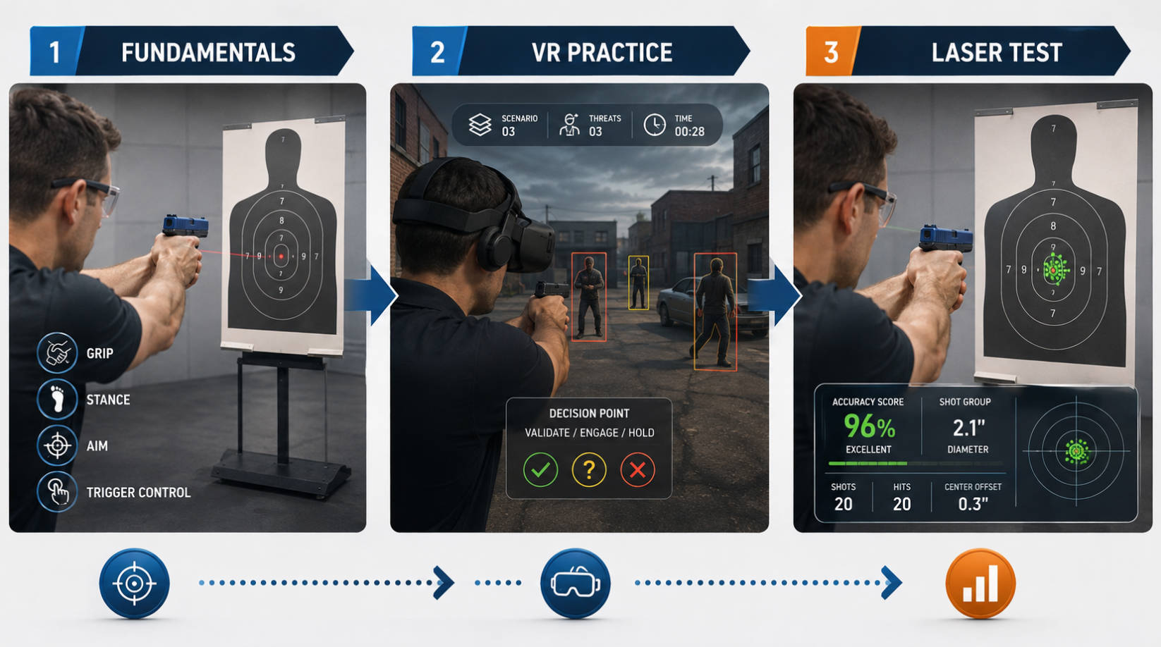 Hybrid Shooting Training Workflow
